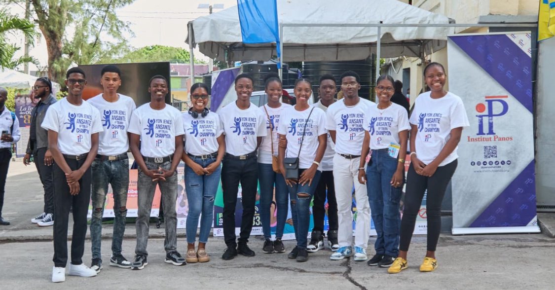 Envesti nan jèn yo, mobilize yo, ba yo konesans, mwayen ak zouti ki nesesè yo, ansanm ak espas ak pouvwa, nou ta ka gen yon avni. <a href="/panoshaiti86/">Institut Panos</a> #InstistutPanos #LivreEnFolie <a href="/SEROvie/">SEROvie</a> <a href="/MsppOfficiel/">MINISTÈRE DE LA SANTÉ PUBLIQUE ET DE LA POPULATION</a> <a href="/nouvelliste/">Le Nouvelliste</a> <a href="/UNHaiti/">Nations Unies Haïti</a>
