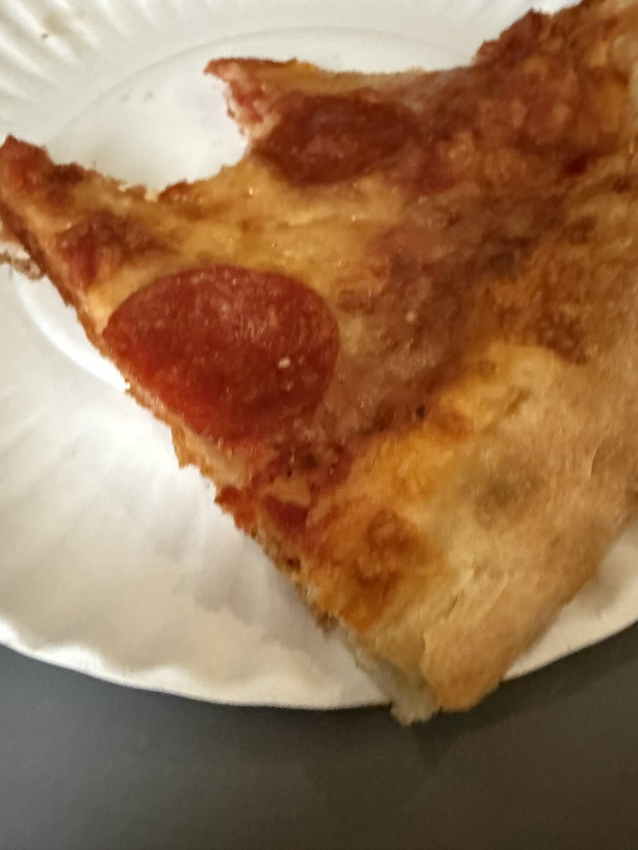 felt lonely and went to hang out in the cafe car. started chatting with another person and they offered me some pizza. it’s not very good but I made a friend