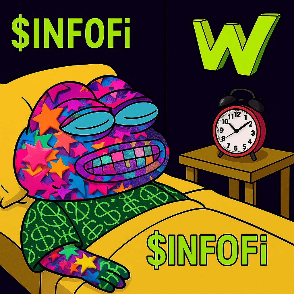 Make sure your alarms are set before you go to bed!

$INFOFi by <a href="/WagmiHub/">WAGMI HUB</a>
Goes live at 10:00 AM UTC — less than 12 hours to go!👇