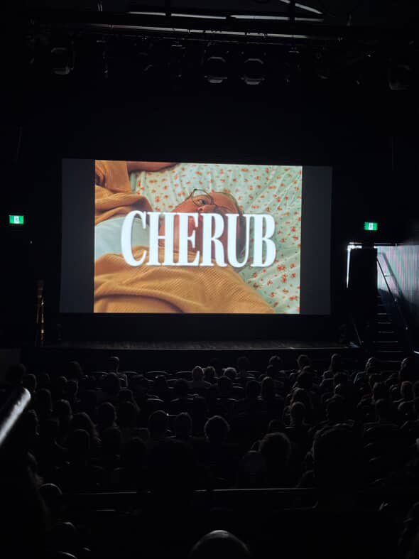 FartonFink's tweet photo. pics from the Toronto premiere of Cherub. thanks for coming out everyone, it meant a lot! https://t.co/oGBczyj0gQ