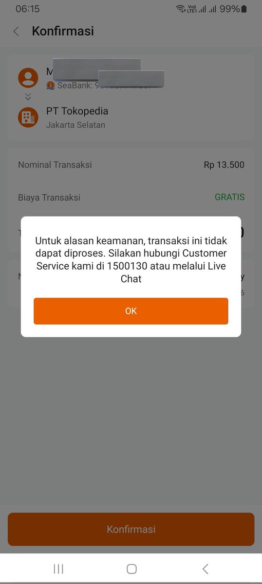 workspeachy's tweet photo. @SeaBankID knp aku gabisa bayar tiktokshop https://t.co/AZ96q56HMo