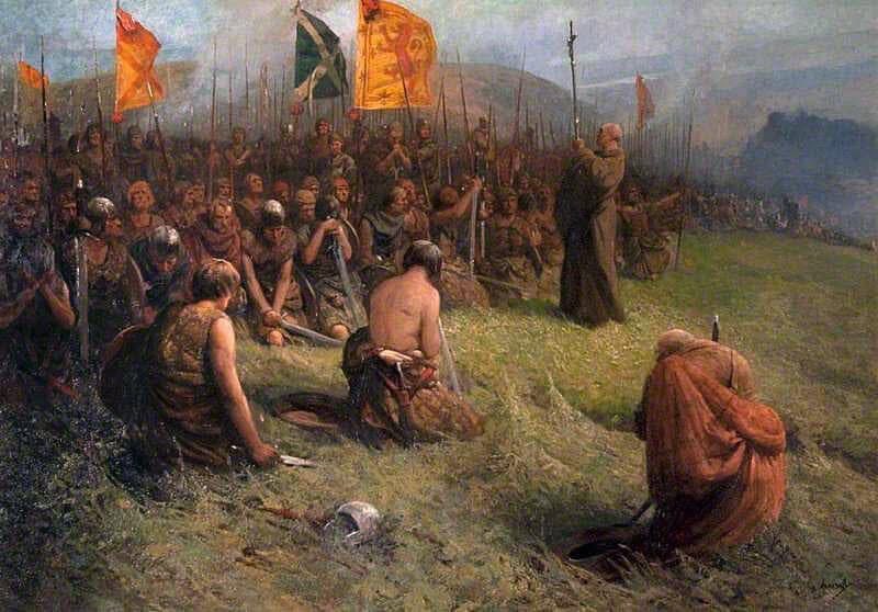 The Battle of Bannockburn began this day 1314. 

Over two days, Robert The Bruce and an inexperienced, outnumbered Scottish force fought off a superior English army. 

Alba gu bràth 🏴󠁧󠁢󠁳󠁣󠁴󠁿