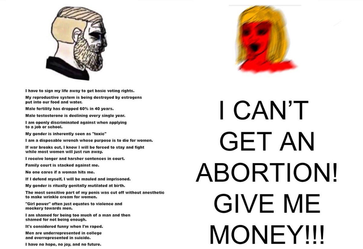 TheDarkcel's tweet photo. Foid "problems" are always (it seems) a direct-correlation to sinful behavior and why they, for some reason, can't do evil acts at will without any sort of reprecussions, hmmm... @IncelsCo #darkcel #blackpill #evilwomen #darkpill #femaleprivilege #meme #manosphere https://t.co/JNQbGhZQyf