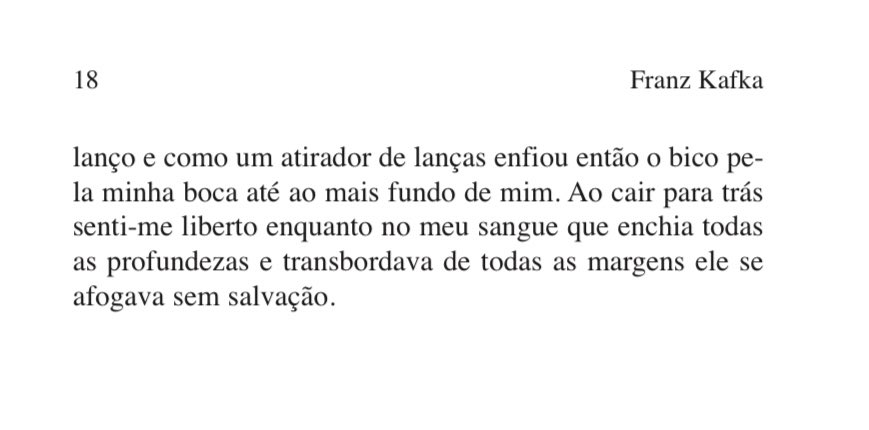 O Abutre, Franz Kafka