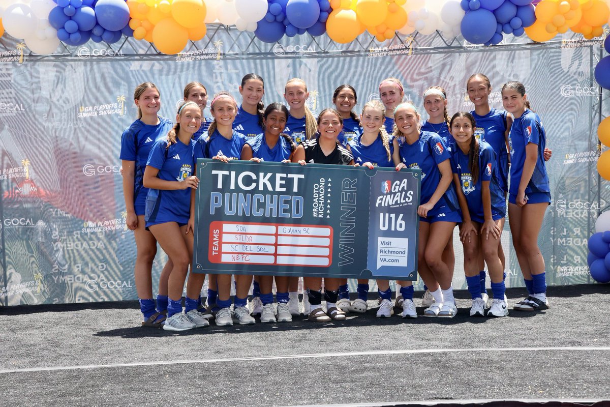 lindsaying2027's tweet photo. My team and I had a great weekend at playoffs going 3-0 and punching our ticket to Virginia!! Thank you to all the coaches that came to watch us play! ⚽️🌴🥳 #virginiabound @GalaxySCIL @galaxy09GA https://t.co/UFn5aGNnvV