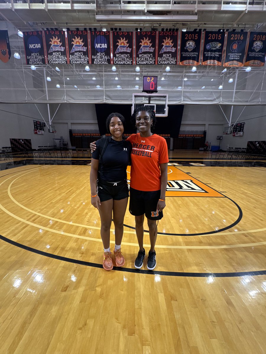 Had a great time competing <a href="/Mercer_WBB/">Mercer Women's Basketball</a> elite camp today! Thank you <a href="/Coachheard/">Michelle Clark-Heard</a> and <a href="/CoachB_Freeman/">Blessing Freeman</a> and look forward to staying in touch!