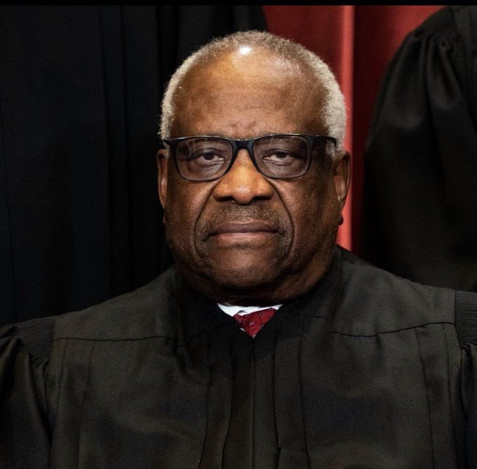 Clarence Thomas says, Donald Trump is innocent and is being politically persecuted.  

Do you agree with Thomas?  
Yes or No
