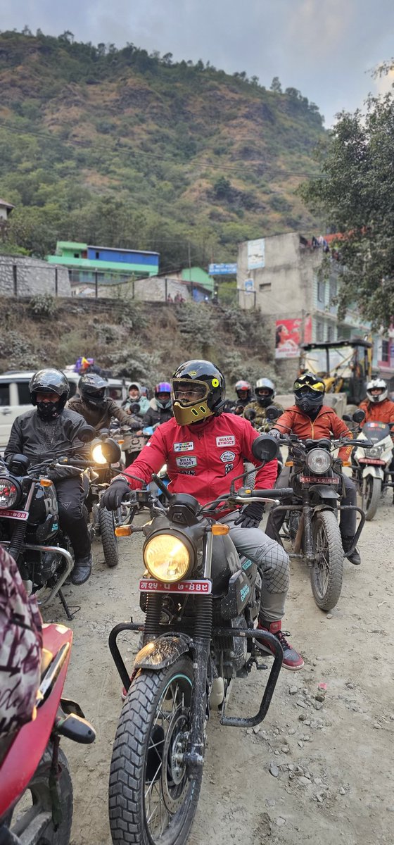 bulletbasecamp's tweet photo. Join our professionally guided Royal Enfield tours and discover the true spirit of Nepal – from mountain passes to remote valleys. Experience adventure with confidence.

#BulletBasecamp #RoyalEnfieldNepal #MotorcycleRentalNepal #RideNepal #GuidedMotorcycleTours #ExploreNepal https://t.co/2J1DGQfGjc