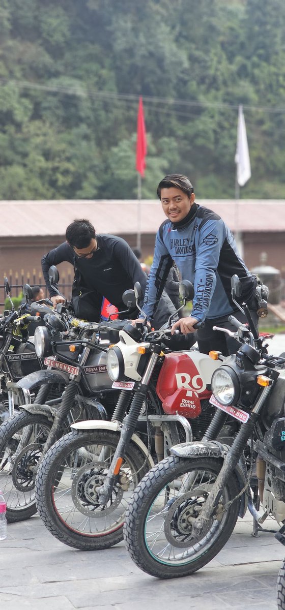 bulletbasecamp's tweet photo. Join our professionally guided Royal Enfield tours and discover the true spirit of Nepal – from mountain passes to remote valleys. Experience adventure with confidence.

#BulletBasecamp #RoyalEnfieldNepal #MotorcycleRentalNepal #RideNepal #GuidedMotorcycleTours #ExploreNepal https://t.co/2J1DGQfGjc