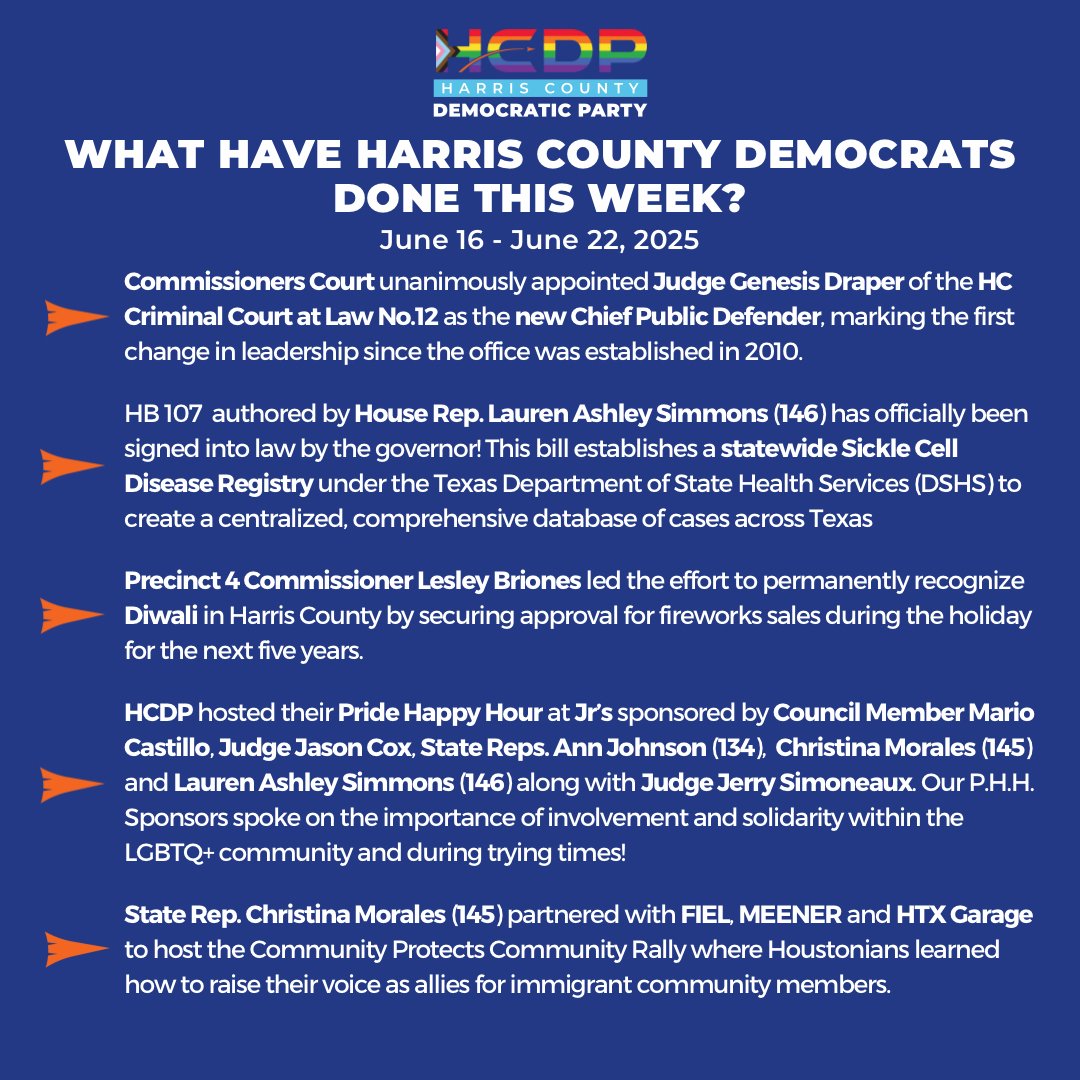 Take a look at what our county’s democrats have been up to this week!