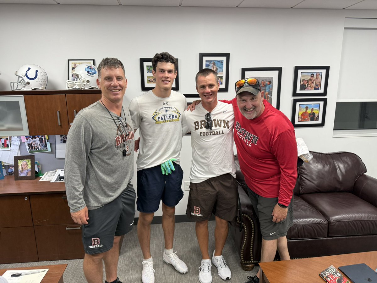 cole_cav81's tweet photo. ALL GLORY TO THE MAN ABOVE!!!

After a great camp tonight, I am BLESSED to receive an Offer from Brown University!!! @BrownHCPerry @CoachBreiner @CoachEMorrissey @CoachPXMurphy @mfarrellsports @WRU_CoachMilez #AGTG https://t.co/BS1DSiuhuD