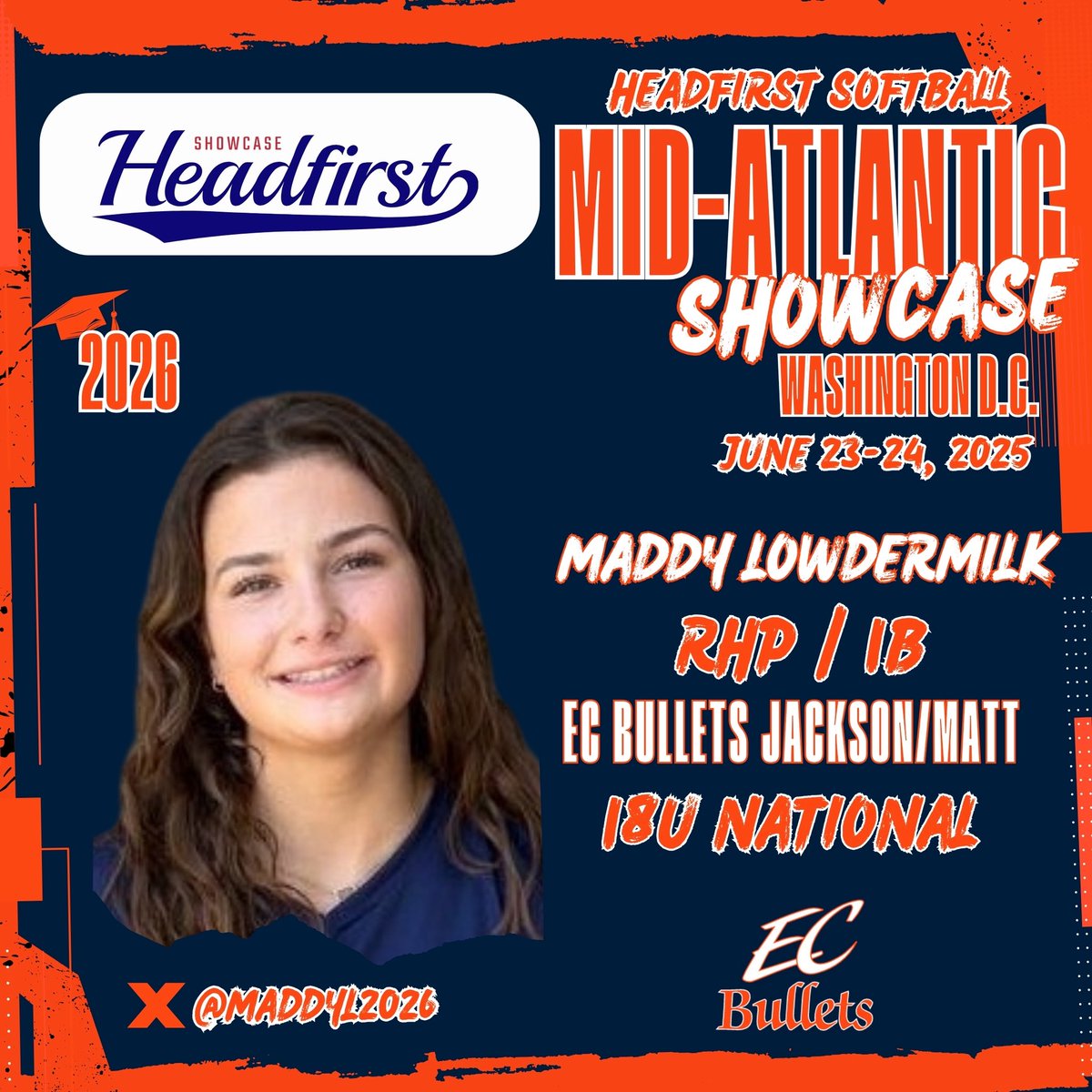 Maddy Lowdermilk (@maddyl2026) on Twitter photo Change of plans! Instead of heading home after <a href="/ConnectSports_/">Connect Sports</a> Scenic City Top 2️⃣5️⃣, I’m on my way to D.C. for the <a href="/HRollSoftball/">Headfirst Softball</a> Mid-Atlantic Camp tomorrow! Excited for this opportunity to work with so many amazing coaches! <a href="/RBPD5015/">Matt Bodenheimer</a> <a href="/CoachLowe888/">Coach Lowe</a> <a href="/nathanb295/">Nathan Bodenheimer</a> <a href="/ECB_Jackson/">EC Bullets Jackson</a> Change of plans! Instead of heading home after <a href="/ConnectSports_/">Connect Sports</a> Scenic City Top 2️⃣5️⃣, I’m on my way to D.C. for the <a href="/HRollSoftball/">Headfirst Softball</a> Mid-Atlantic Camp tomorrow! Excited for this opportunity to work with so many amazing coaches! <a href="/RBPD5015/">Matt Bodenheimer</a> <a href="/CoachLowe888/">Coach Lowe</a> <a href="/nathanb295/">Nathan Bodenheimer</a> <a href="/ECB_Jackson/">EC Bullets Jackson</a>