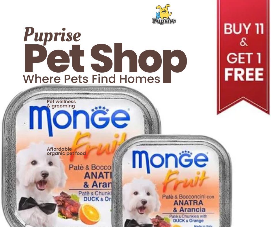 PupriseBox's tweet photo. 🐾 Treat Your Pet to the Best with Monge Fruit! 🐾
Premium Paté &amp; Chunks with Duck &amp; Orange – Loved by Dogs Everywhere!
✔️ Affordable Organic Pet Food
✔️ Pet Wellness &amp; Grooming Essentials
✔️ Special Offer: Buy 11 &amp; Get 1 FREE

🛒 Order now at https://t.co/uLYI93nzw9 https://t.co/wHzdlKxigQ