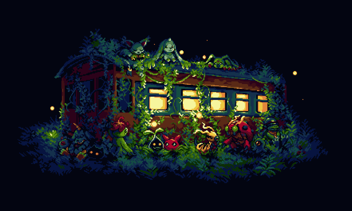 cmmrc2's tweet image. Asked some friends for their favorite Digimon to include in this. Tentomon is mine. 20 colors #pixelart #ドット絵