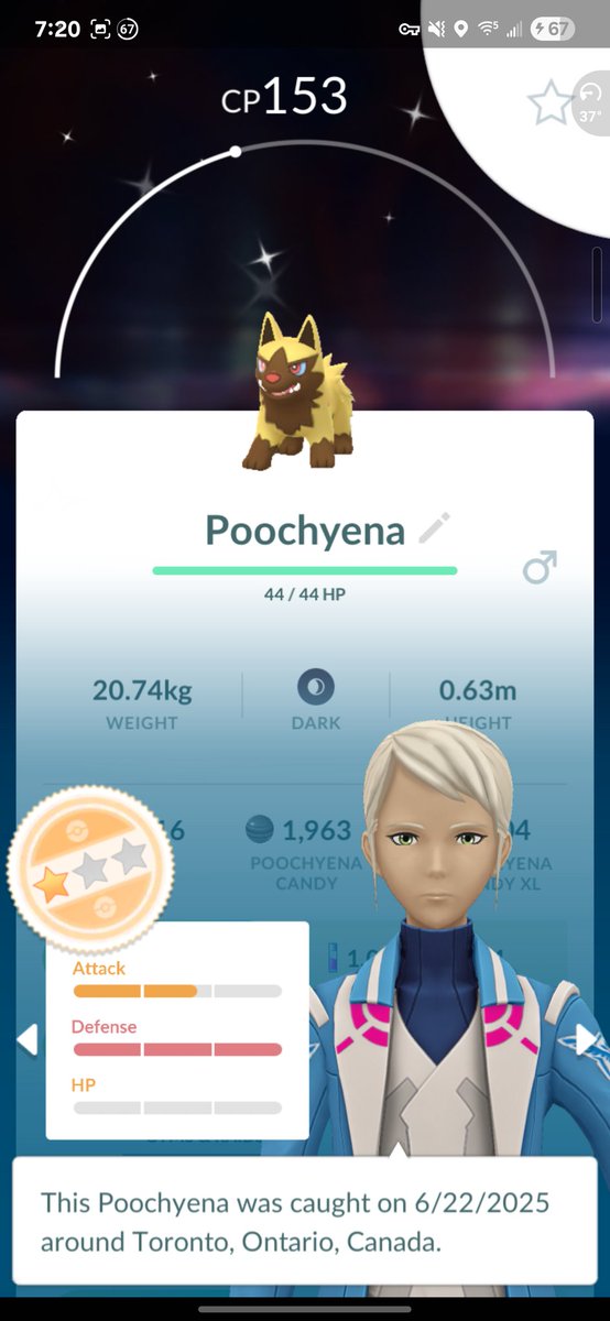 koonjmasta's tweet photo. Autocatcher always cookin' shinies I already have multiples of... 😑 #PokemonGO #ShinyPokemon #baddog https://t.co/QBHEPVwEju