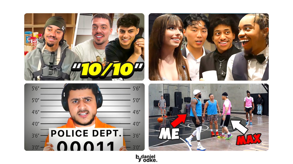 some recent &amp; old thumbnails
support is appreciated!
portfolio: behance.net/danielodueke