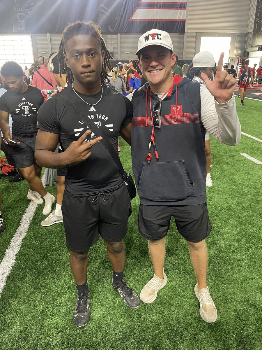 Kaiden Golston (@no_limit_kai) on Twitter photo Thanks too all coach's for letting me showcase my talent at the Texas Tech University football camp today forever grateful for this experience <a href="/GarretMcGuire/">Garret McGuire</a> <a href="/brassfield_mark/">Coach Mark Brassfield</a>
<a href="/JoeyMcGuireTTU/">Joey McGuire ๐ต</a>
<a href="/joshaleman33/">Joshua Aleman</a> <a href="/NoblePolk/">Noble Polk</a> <a href="/SHBearcatFB/">Sherman Bearcat Football</a> Thanks too all coach's for letting me showcase my talent at the Texas Tech University football camp today forever grateful for this experience <a href="/GarretMcGuire/">Garret McGuire</a> <a href="/brassfield_mark/">Coach Mark Brassfield</a>
<a href="/JoeyMcGuireTTU/">Joey McGuire ๐ต</a>
<a href="/joshaleman33/">Joshua Aleman</a> <a href="/NoblePolk/">Noble Polk</a> <a href="/SHBearcatFB/">Sherman Bearcat Football</a>