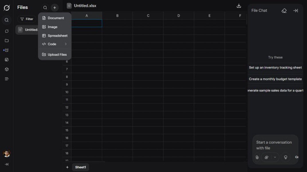 xAI가 GROK용 고급 파일 편집기를 개발 중입니다!

스프레드시트도 지원해요!

파일을 편집하는 동안 Grok에 말을 걸어 도움을 요청할 수 있습니다!