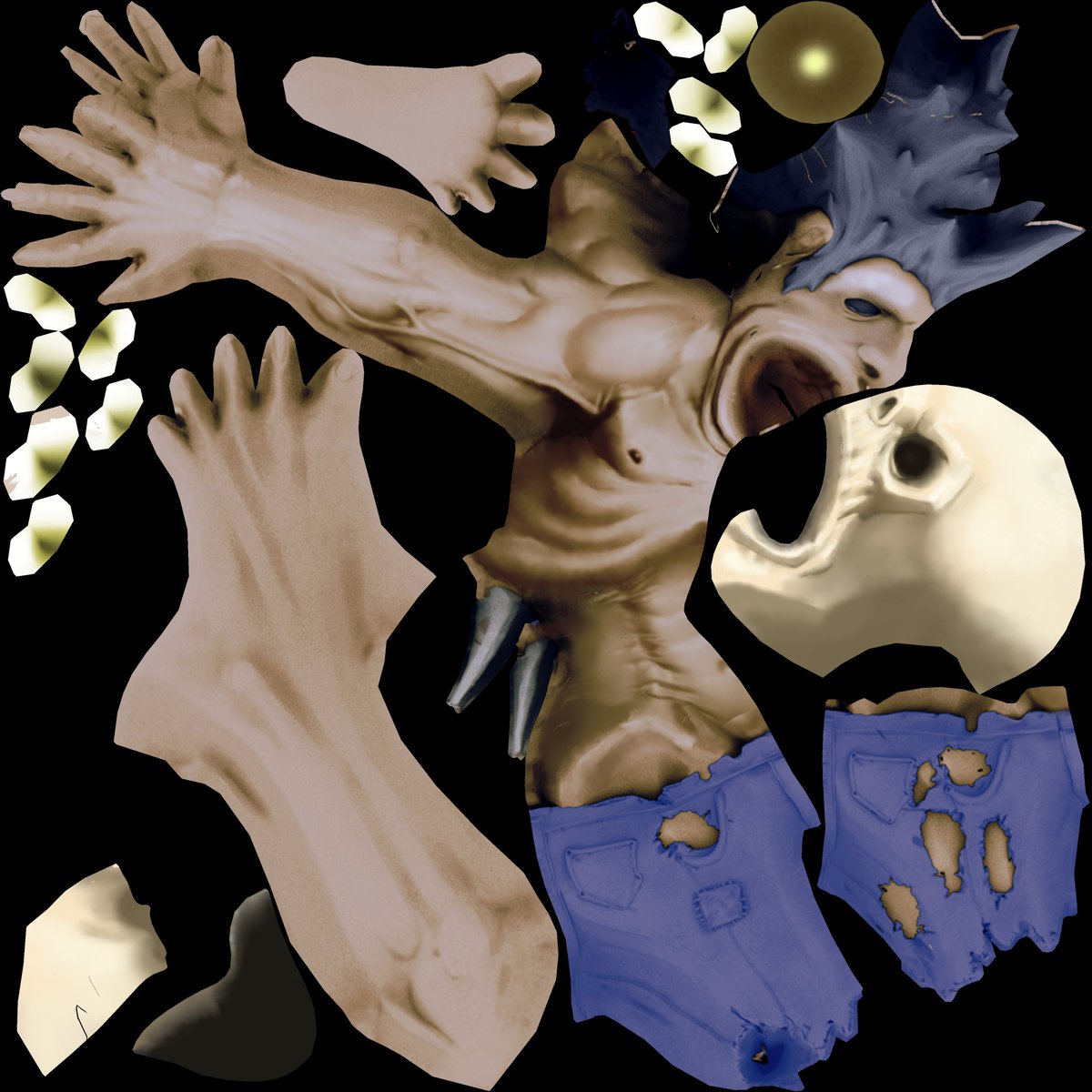 pox1016's tweet image. Funfact: The 2011 husk it's not actually the oldest version, there is an early texture from an older model in the QAGame, the most noticeable difference is in the head, unfortunately we don't have the model so we don't know what it would look like.
