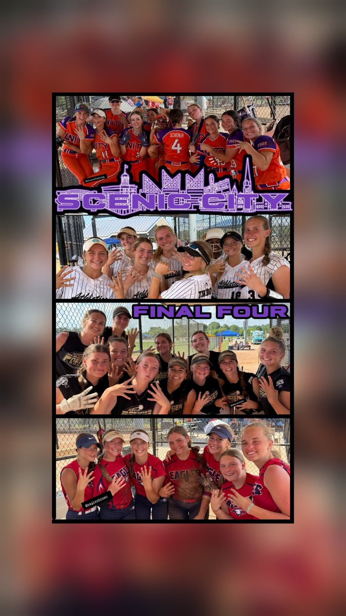 We made it to the final four @ Scenic City Summer 2025!! I am so proud of my teammates who all battled through the heat (and lots of dirt); dominating at the plate, causing  chaos on the basepaths, our bullpen firing, and our defense making amazing key plays. We went 9-2 on the