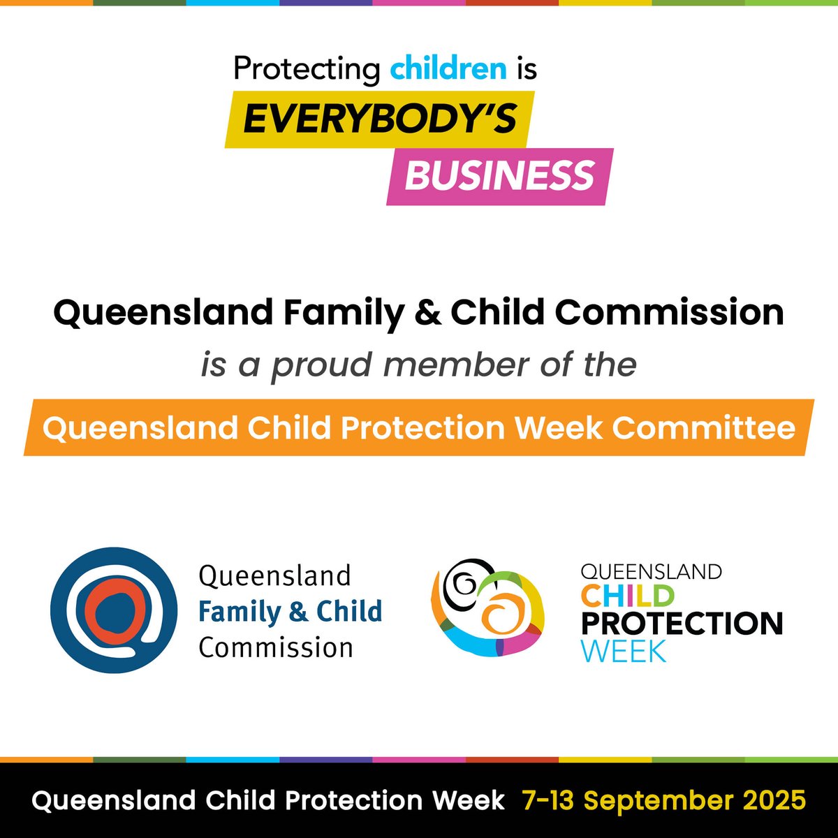 child_week's tweet photo. The committee is a collaboration of Government and Non-Government organisations working together to raise community awareness and encourage involvement in activities which promote child protection and child and family well-being.

#qldchildprotectionweek https://t.co/PCtFtOmu0d