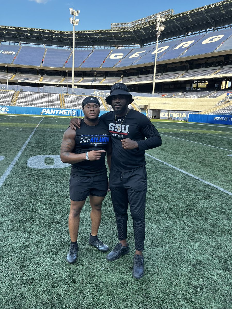 MattDWardjr's tweet photo. Had an amazing camp at @GeorgiaStateFB ‼️ appreciate @Jttaylor_44 and @CoachTPearson for the experience and the rest of the coaching staff @TigersAndrew @Dr_NickGarrett @DellMcGee @JBrecruitingATL @Dcanes40Lucas #JUCOPRODUCT #NEWATLANTA https://t.co/5U2jZQX9kE
