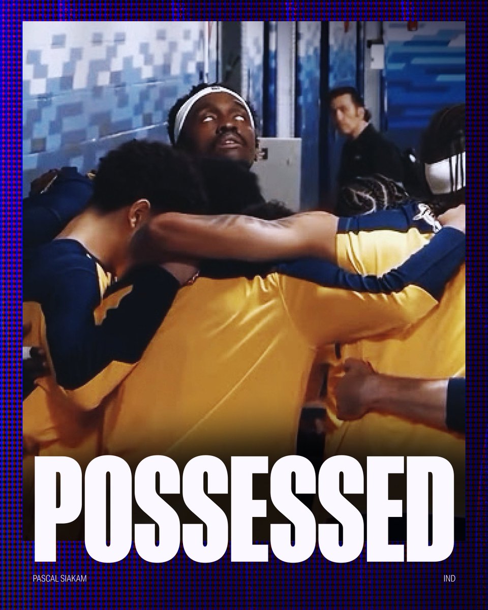 PrizePicks's tweet photo. 🚨 BREAKING: Pascal Siakam has completed his pre-game summoning ritual to secure the championship for Indiana https://t.co/J6bvnBuhHw