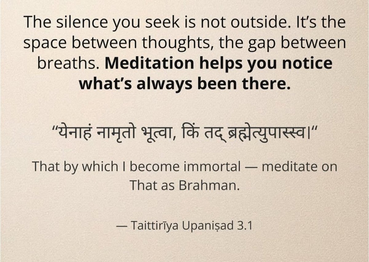 Vedic wisdom.
