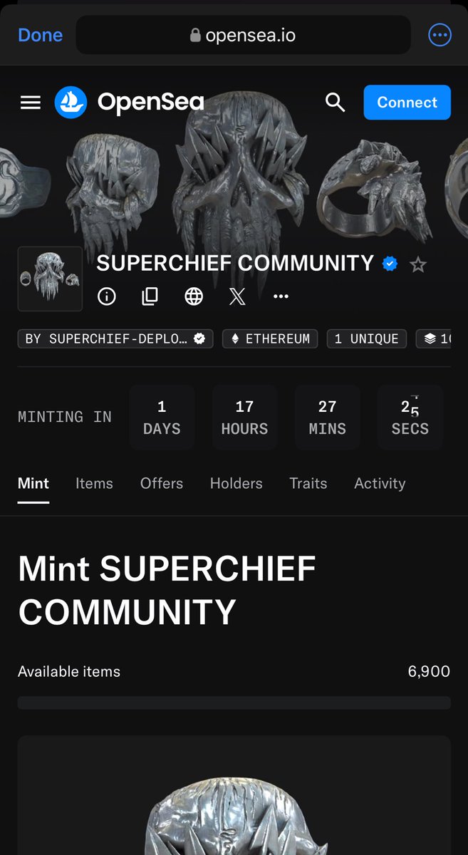 🚨🚨HEADS UPPPPP🚨🚨

The <a href="/opensea/">OpenSea</a> link for the <a href="/SuperchiefNFT/">SuperchiefGalleryNFT</a> MEMBER ring is LIVE

😱😱😱😱😱😱

Link below⬇️⬇️⬇️