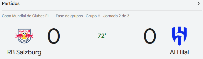 En este momento están jugando en simultáneo (y en el mismo país) la selección de Arabia Saudita y los jugadores del Al-Hilal que suelen ser convocados.

Amo la lisergia de estos días.