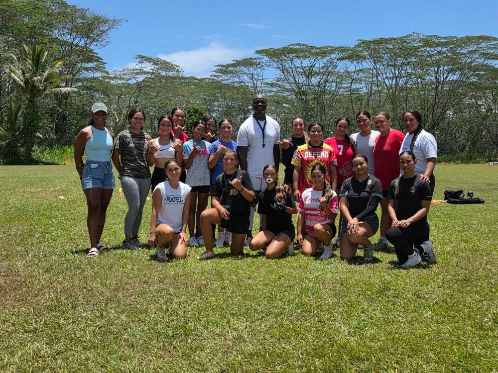 cutbackelite29's tweet image. SPEED CUT TOUR…
Made a stop on the Big Island of Hawaii. Teaching speed cut skills for the youth and girls flag football🔑