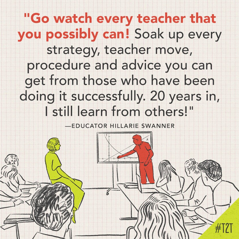 teacher2teacher's tweet photo. Your colleagues are ✨brilliant✨ – don't miss out on the lessons they have to offer, says educator @essentiallymath!

#TeacherFriends https://t.co/ewfCYNyUIX