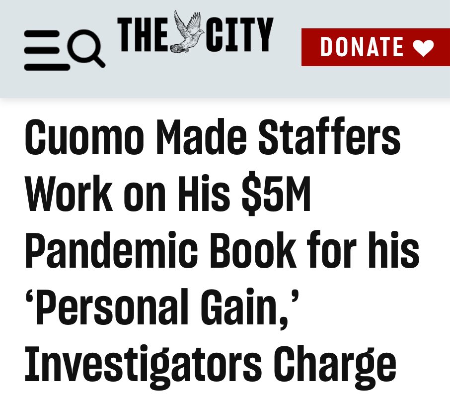 If you make this person your mayor, just do the rest of us a favor — don’t later pretend to be surprised when he uses the office you gave him to enrich himself and help his donors steal literally everything from your city.