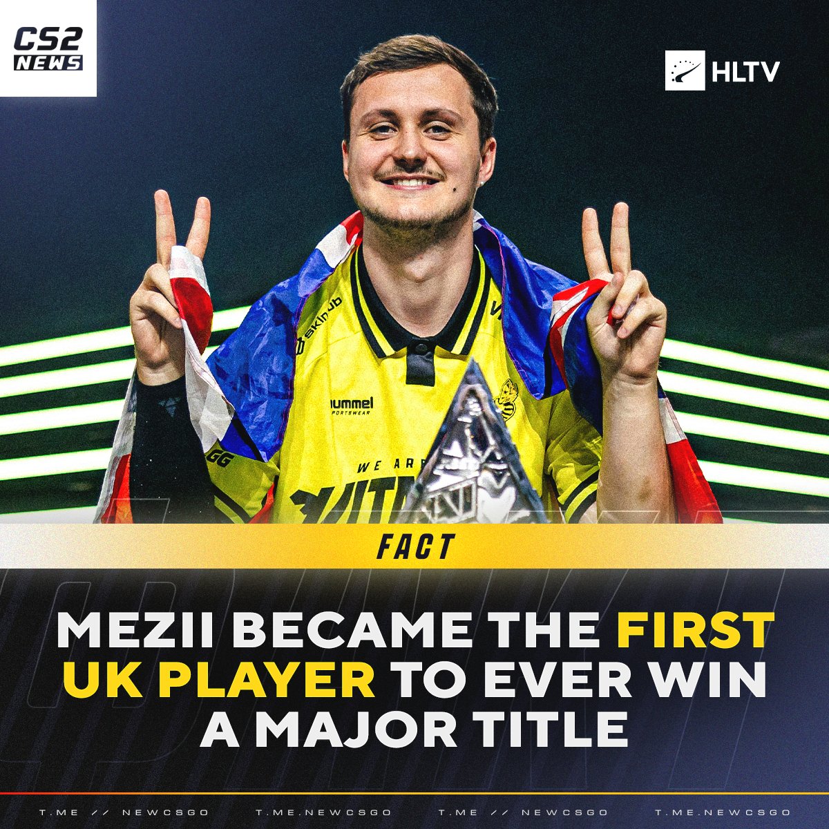 👑 THE FIRST UK MAJOR WINNER - LONG LIVE THE KING! 

smooya could never