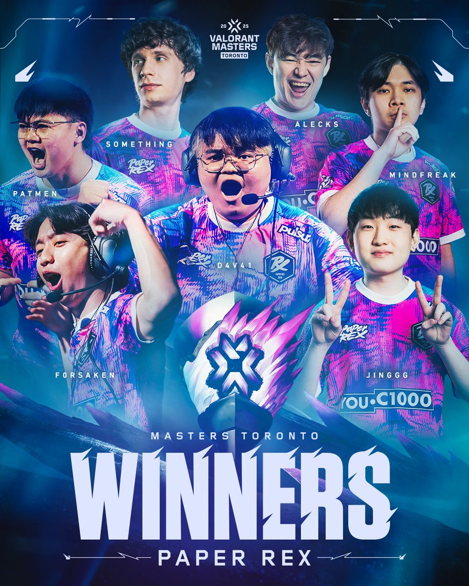 VALO2ASIA's tweet photo. 🏆 Paper Rex - VCT Masters Toronto 2025
🏆 T1 - VCT Masters Bangkok 2025
🏆 EDward Gaming - VCT Champions Seoul 2024
🏆 Gen.G - VCT Masters Shanghai 2024

All four recent international trophies, all lifted by Asian teams #VALO2ASIA https://t.co/ZYHcldioH9