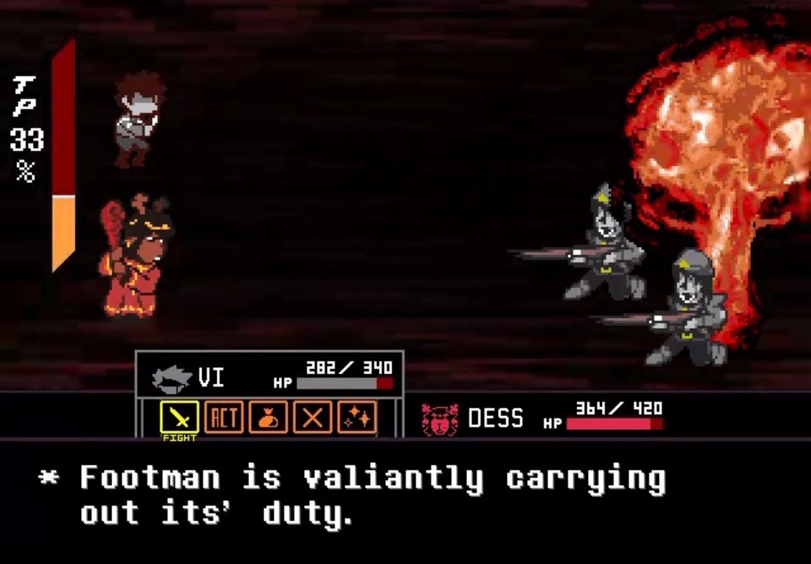 VCDELTARUNE's tweet image. VisionCrew’s Deltarune Chapter 6 is a fangame ran by RV Pine. Based on the works of Toby Fox. Where you can explore a darkworld inside the shelter, encountering things that’re unruly and hostile..
You can follow us on SoundCloud, BlueSky, and in our discord server linked below!