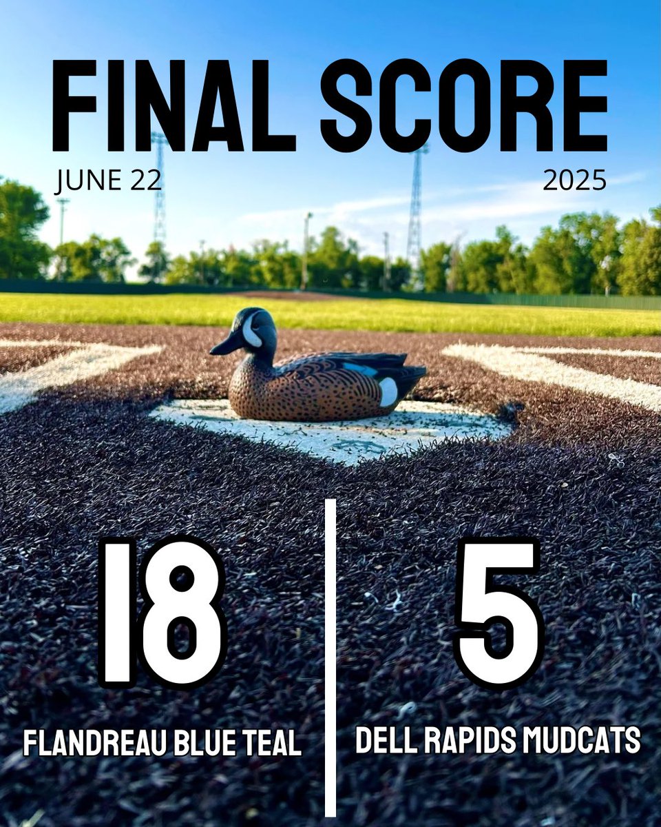 An offensive explosion leads to a Blue Teal win via run rule in 5 innings 18-5! Next game is at home Thursday night against Canova!