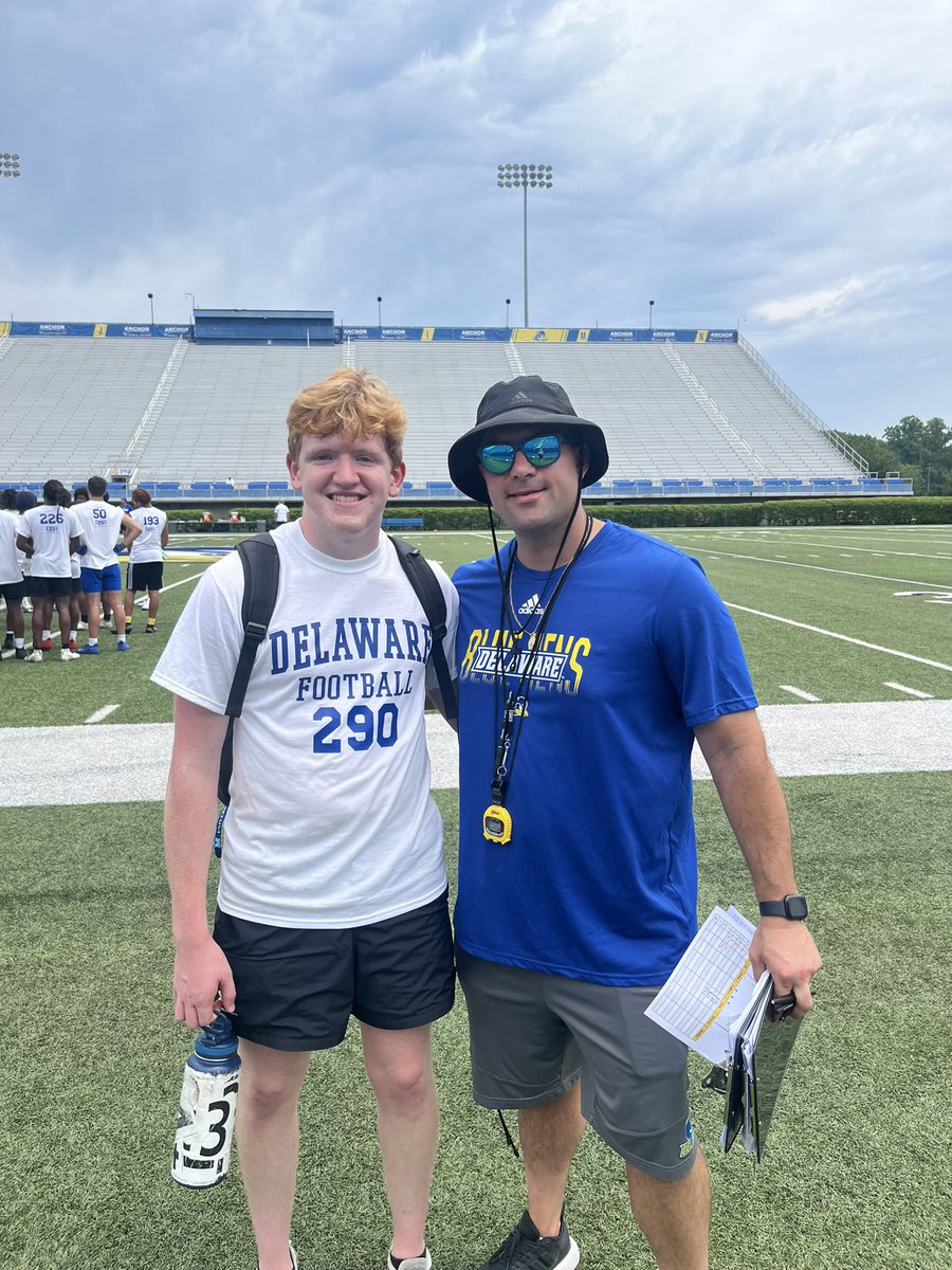 Ryan Quick (@ryan_quick26) on Twitter photo Had a good camp at <a href="/Delaware_FB/">Delaware Football</a> today! Had a great kickoff chart including a 70 yard KO. Also had some good field goals during charting along with some solid punts. Thank you <a href="/Coach_ArtLink/">Art Link</a> and <a href="/Rocco_DiMeco/">Rocco DiMeco</a> for running a great camp and talking with me! <a href="/HerndonFtbl/">Herndon Football</a> <a href="/CoachJBrady/">James Brady</a> Had a good camp at <a href="/Delaware_FB/">Delaware Football</a> today! Had a great kickoff chart including a 70 yard KO. Also had some good field goals during charting along with some solid punts. Thank you <a href="/Coach_ArtLink/">Art Link</a> and <a href="/Rocco_DiMeco/">Rocco DiMeco</a> for running a great camp and talking with me! <a href="/HerndonFtbl/">Herndon Football</a> <a href="/CoachJBrady/">James Brady</a>
