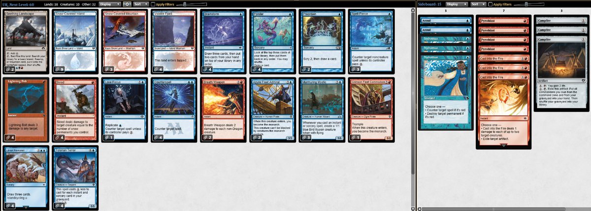 Vinicius Raymundi (@vini_spock) on Twitter photo Top 4 Pauper Challenge again, I'm enjoying the field to play Izzet, sad to have lost to goodmatch in top4, but still happy with the result 😀
<a href="/fireshoes/">Robert Taylor🔥</a> #MTGPauper Top 4 Pauper Challenge again, I'm enjoying the field to play Izzet, sad to have lost to goodmatch in top4, but still happy with the result 😀
<a href="/fireshoes/">Robert Taylor🔥</a> #MTGPauper