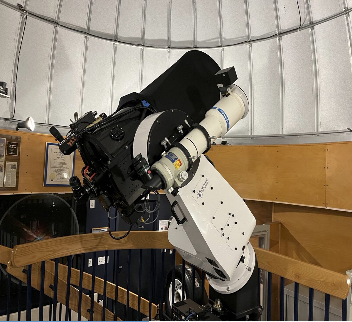 McCarthy Observatory was recently ranked 57th out of 156 observatories worldwide wide for significance of contributions to asteroid position measurements.   The ranking comes from NEODyS  (Near Earth Objects-Dynamic Site) and includes large professional mountain top observatories