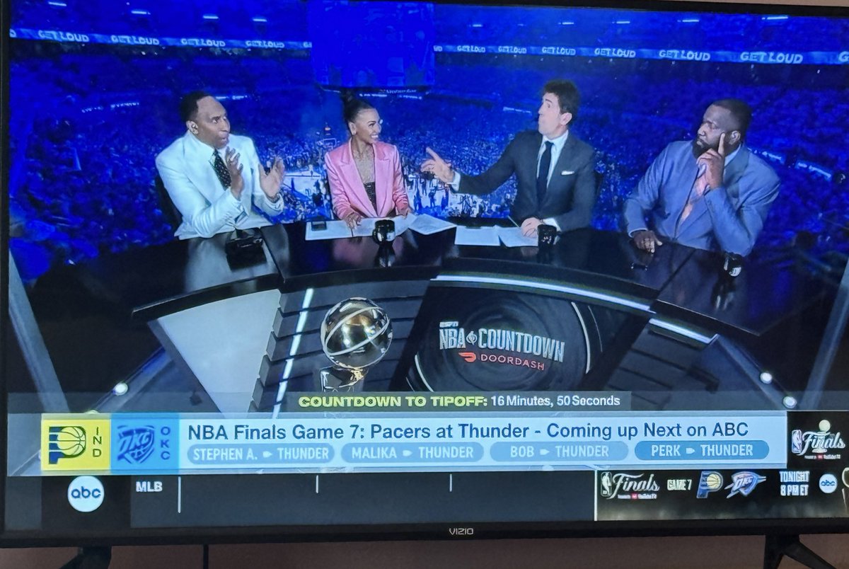 PatMcAfeeShow's tweet photo. One more time @Pacers..

EVERYBODY’S ON THE THUNDER https://t.co/d6i4abto8O