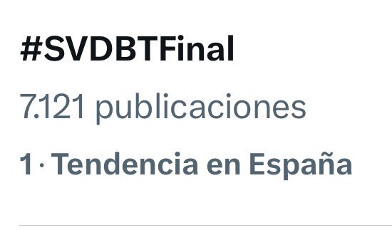 Montoya teniendo mas tweet que el propio programa jajajaja

Define protagonista.

 #SVDBTFinal