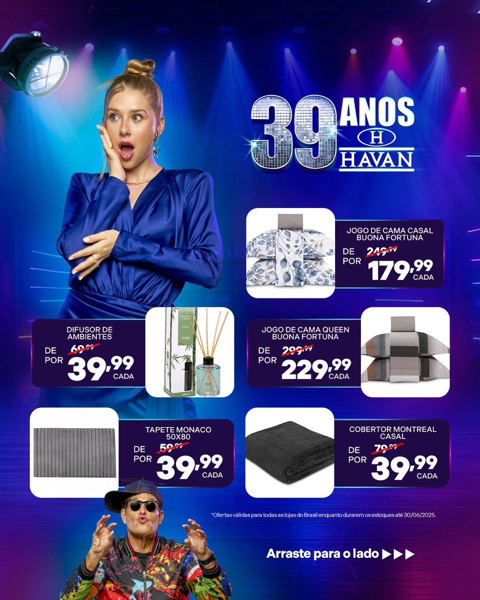 havanoficial's tweet photo. A LIVE FOI UM SUCESSO, MAS CALMA QUE TEM MAIS!🥳
Vem conferir a lista VIP de ofertas da live de Aniversário Havan!🤩
Todas essas promoções estão disponíveis na Havan para você aproveitar!🏛️🗽
#Havan #ListaVIP #Ofertas #Live #Promocao https://t.co/9UkjM8y71o