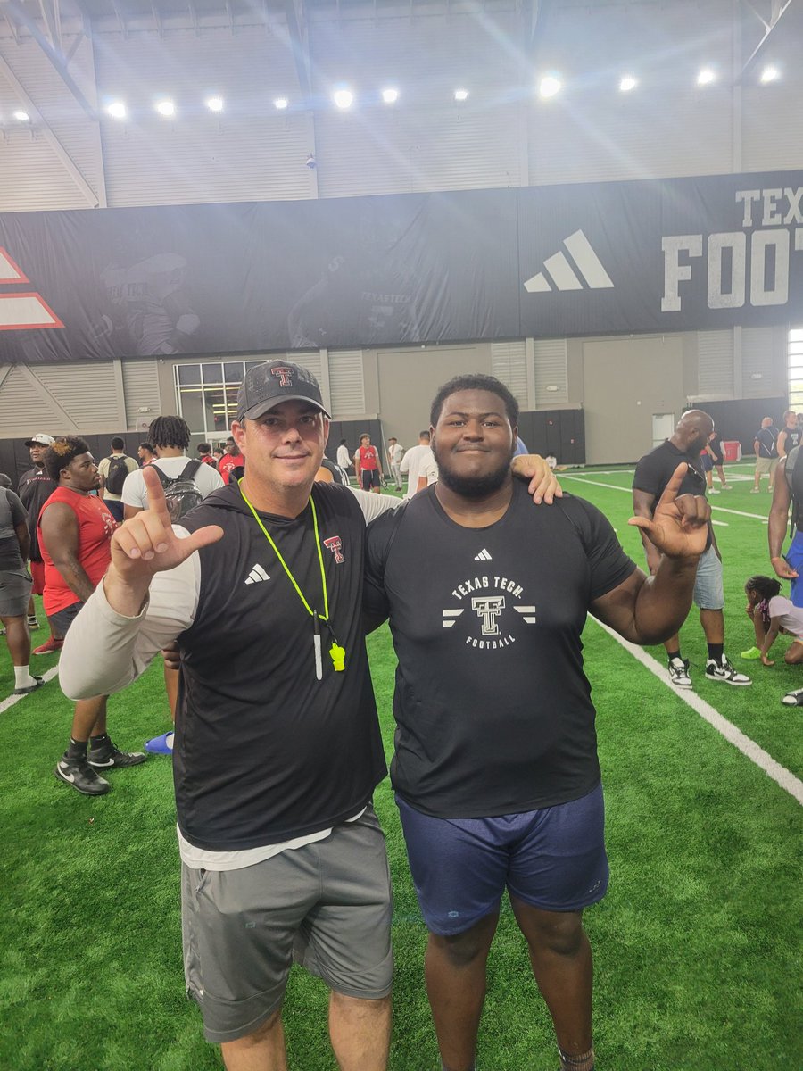 kaydenbryan76's tweet image. Had a great time at @TexasTechFB camp!
@ClayMcGuireTTU @JKimbleTTU
