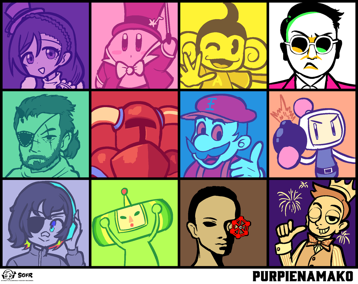 some fanart of probably my favorite music project, SGFR
#SiIvaGunner