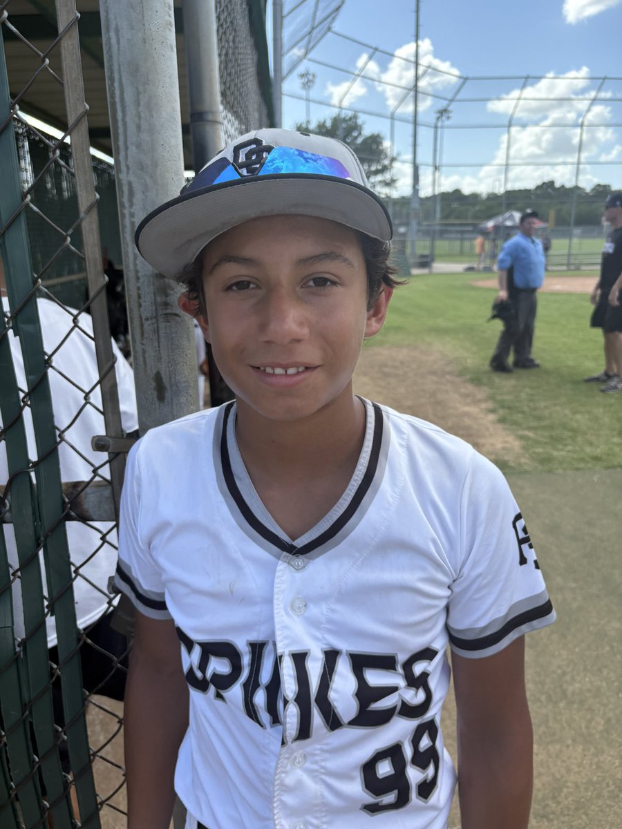 Prosper Spikes 15, NTX Elite Kirsch 4
#PoG Daniel Andrade
2-3 2 Doubles 4 RBI
