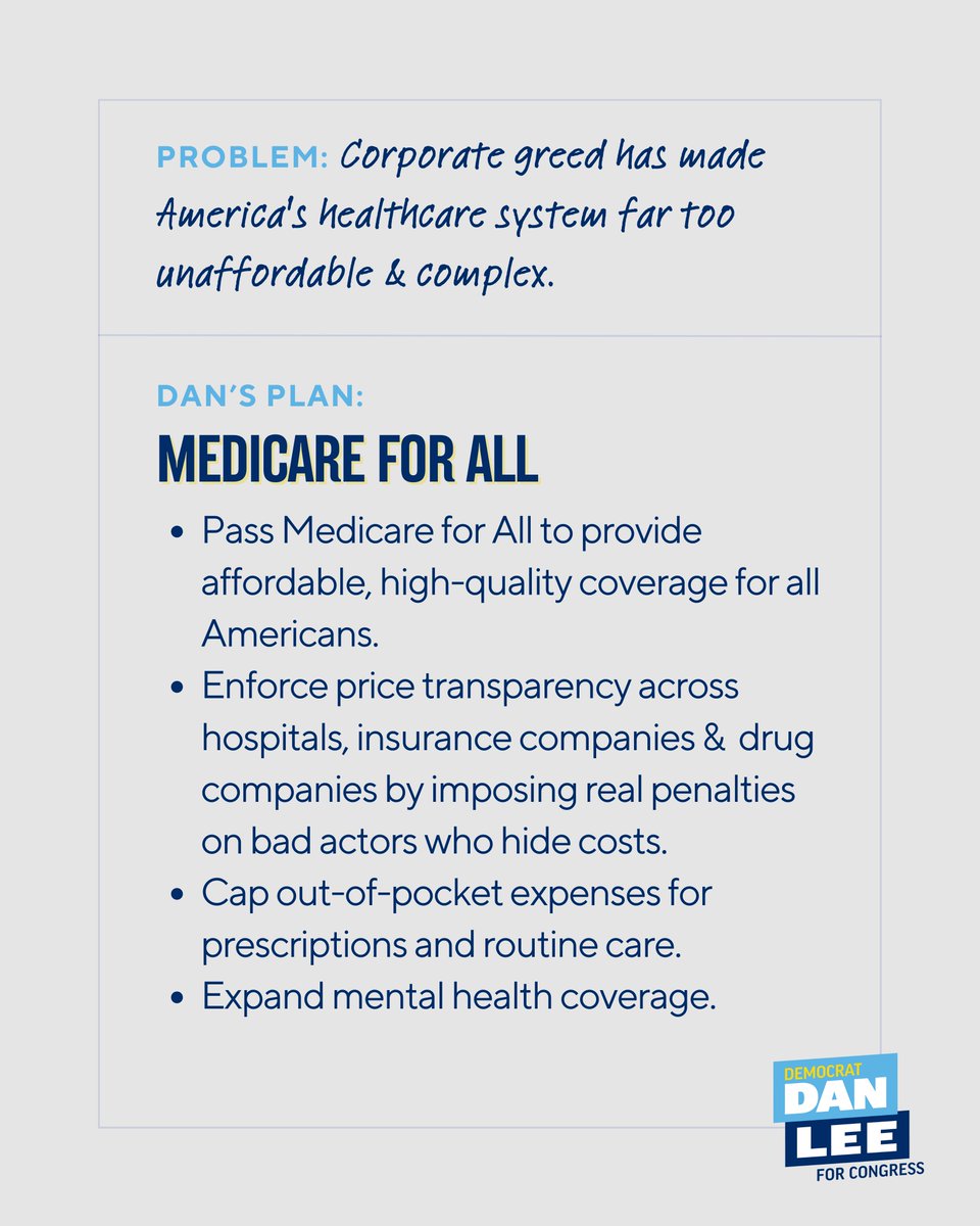 danleeinva's tweet photo. We're just #6days out from #ElectionDay and I'm the only candidate on this ballot with a plan that's committed to #medicareforall. Visit https://t.co/Ap0aneDVRH to learn more about my #vision for #va11!
#standwithdan #firehouseprimary #democrat #danlee #virginia #dansplan https://t.co/wk8vq9Sccy