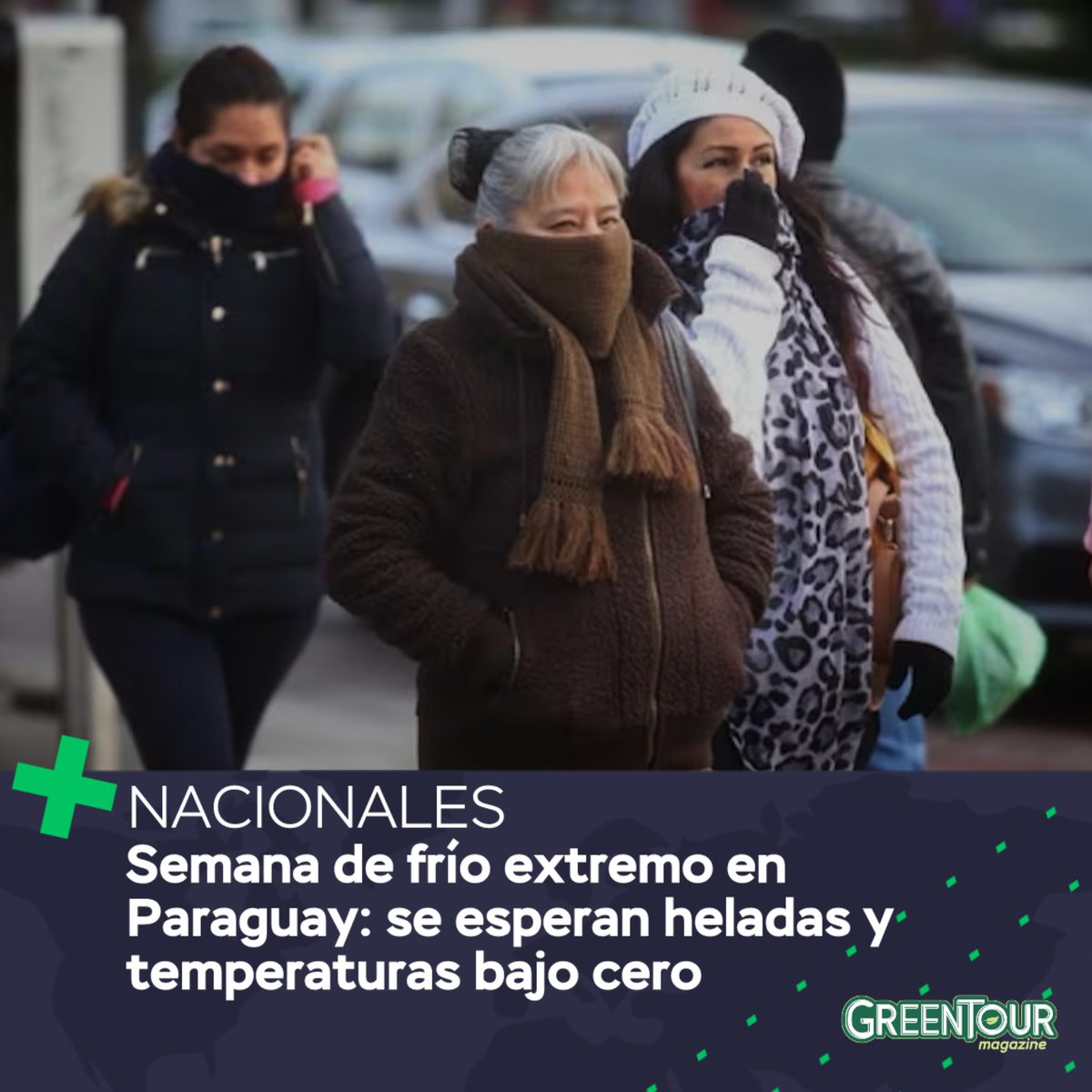 El frente frío anunciado por la Dirección de Meteorología ya ingresó al país este domingo, marcando el inicio de una semana con temperaturas extremadamente bajas. Se prevé que el clima siga descendiendo en las próximas horas, con condiciones propicias para heladas en varias