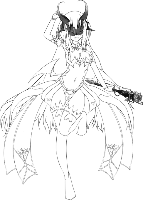 現在のSkeb進捗
エリス様の悪堕ち衣装こんな感じで追加で入れとこ 