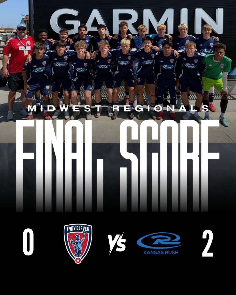 2006/2007B Academy went after it but fall to a quality Kansas Rush side 2-0.   Thank you to our players who see the end of their club experience come to a close. You have made us all proud!  Safe travels home.  

#ElevenForever